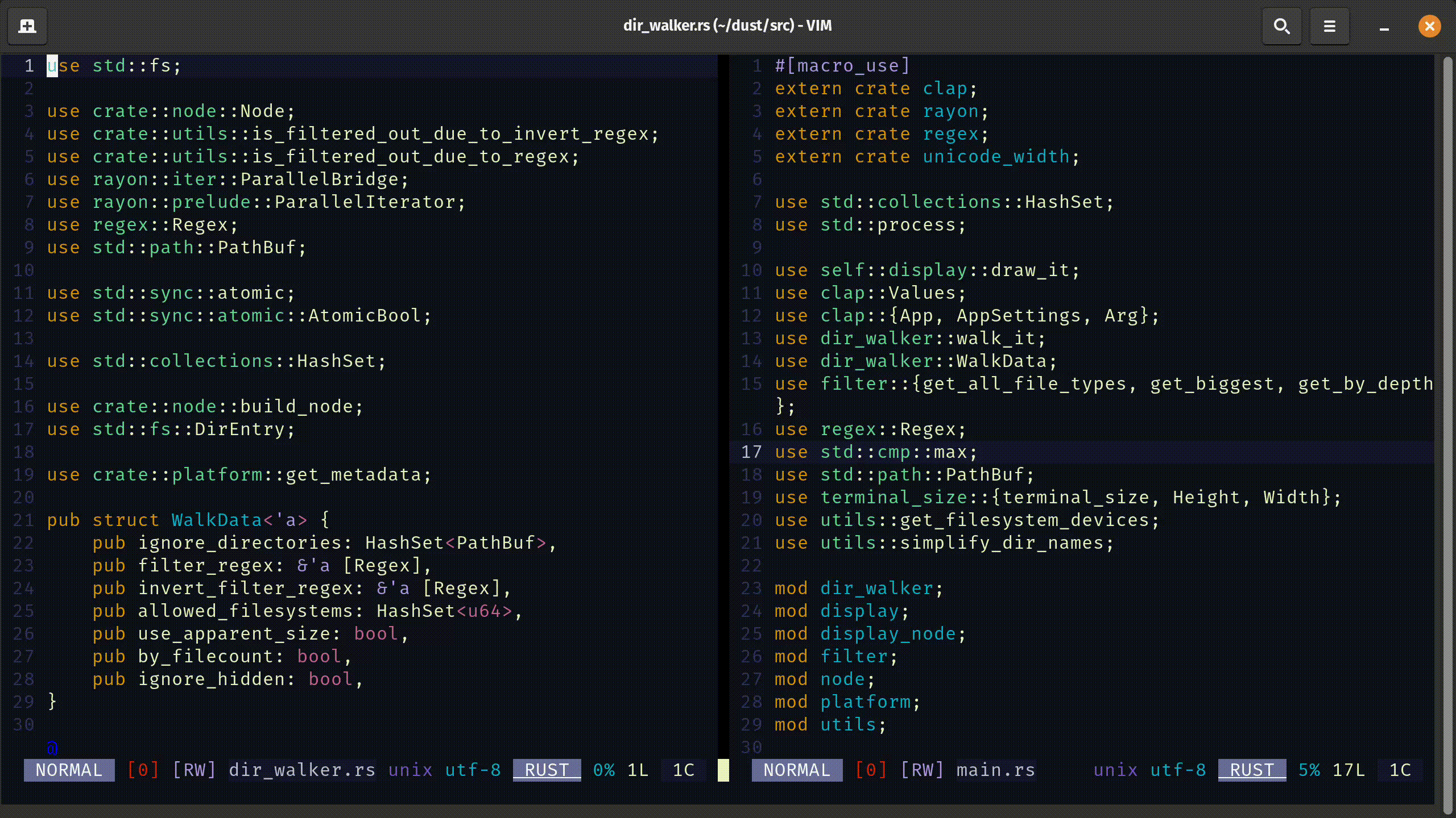 closing an open window in Vim using ":q"