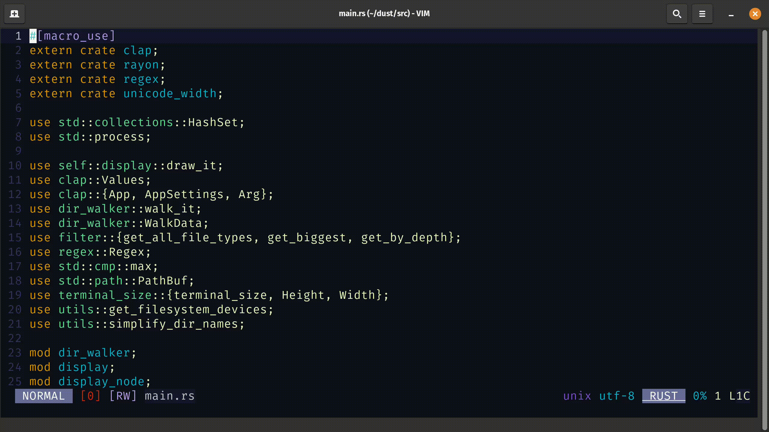 delete lines that match pattern in Vim