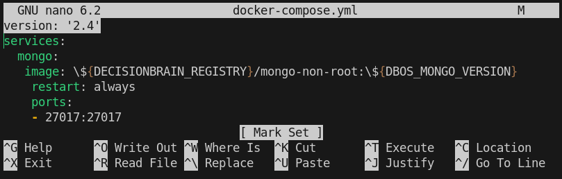 comment out multiple lines in YAML file