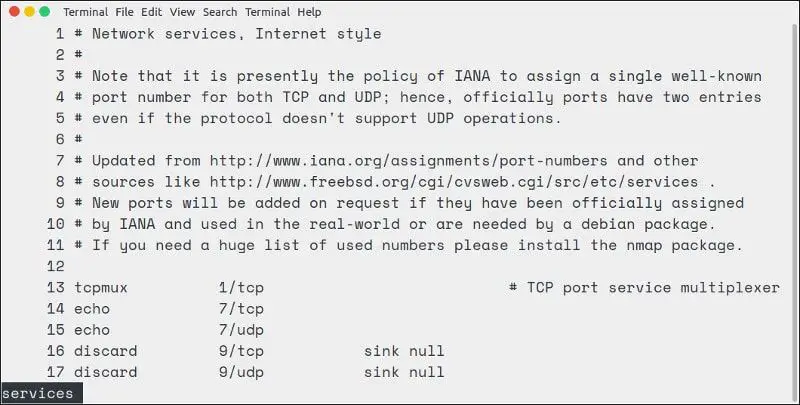 Displaying line numbers in less