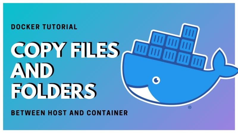 Docker Copy Files Between Host Container