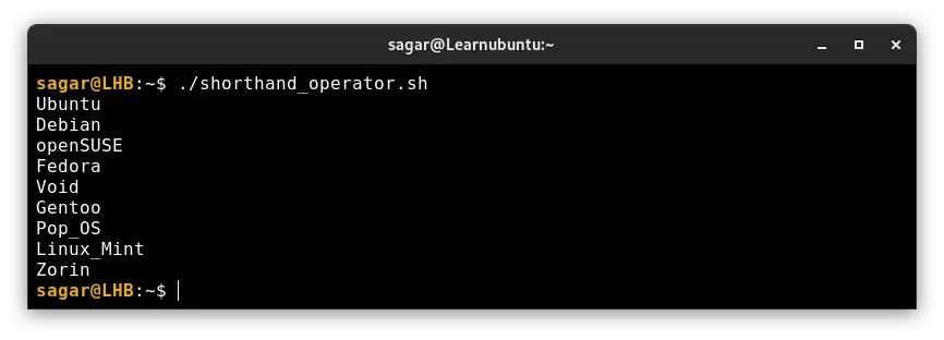 append multiple elements to array in bash using  shorthand operator