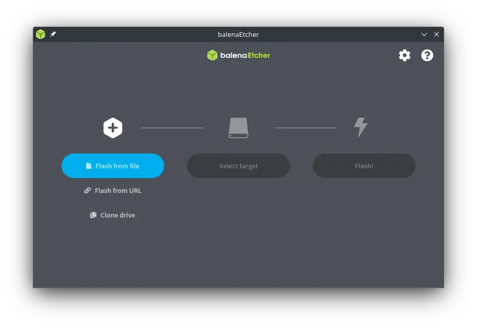 Balena Etcher ISO burner