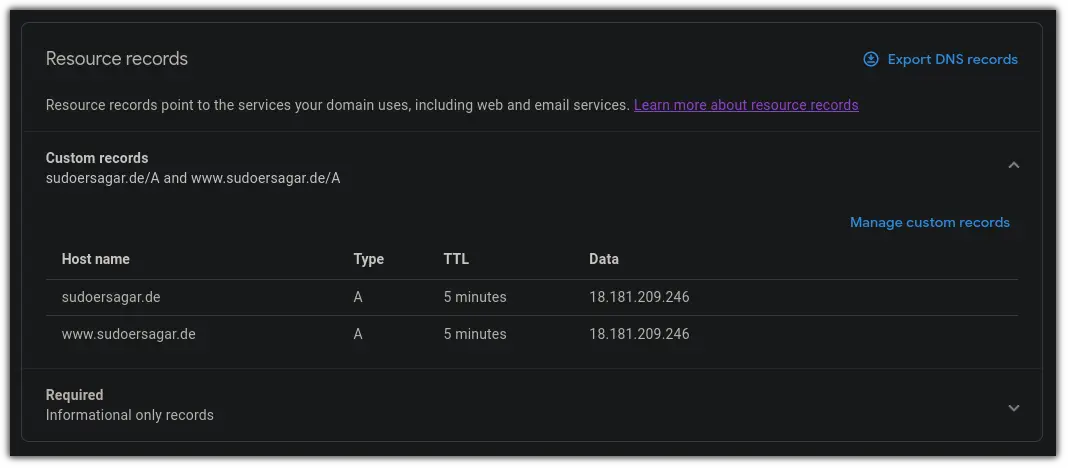 Create DNS A Record in Ubuntu