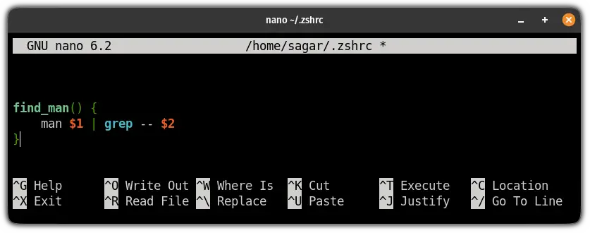 create Function aliases on ZSH