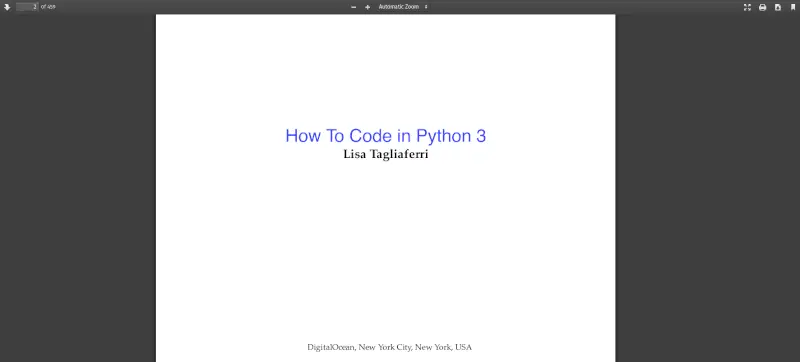 Digitalocean Python Guide