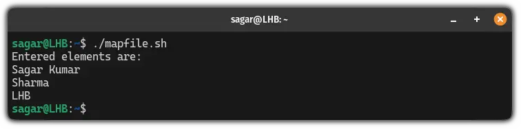 read into an array from file without loop