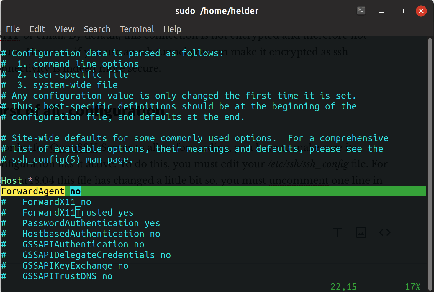 ssh port forwarding in Linux