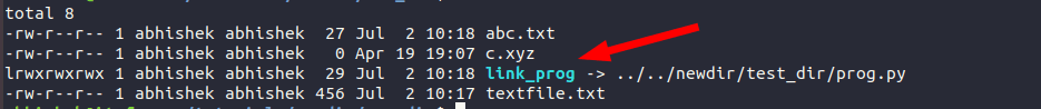 Soft Link Linux Terminal