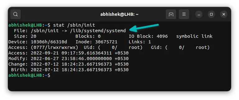 Checking systemd in Ubuntu